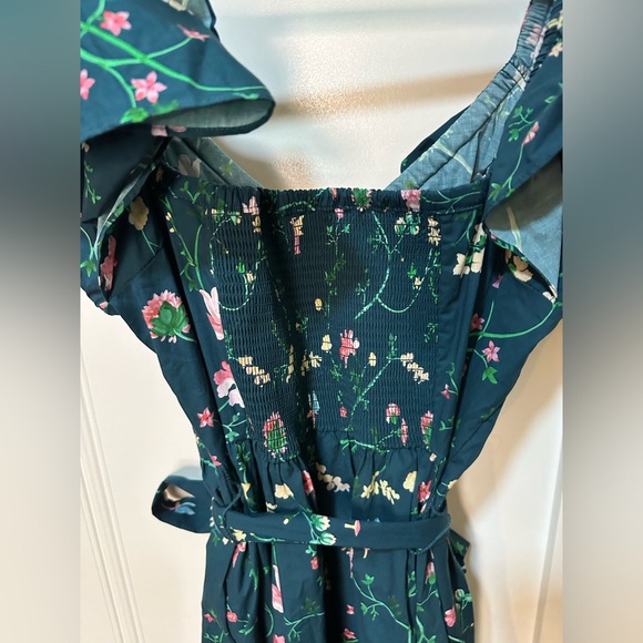 Hill House Ava Dress in discontinued print. Moody floral - Picture 3 of 7